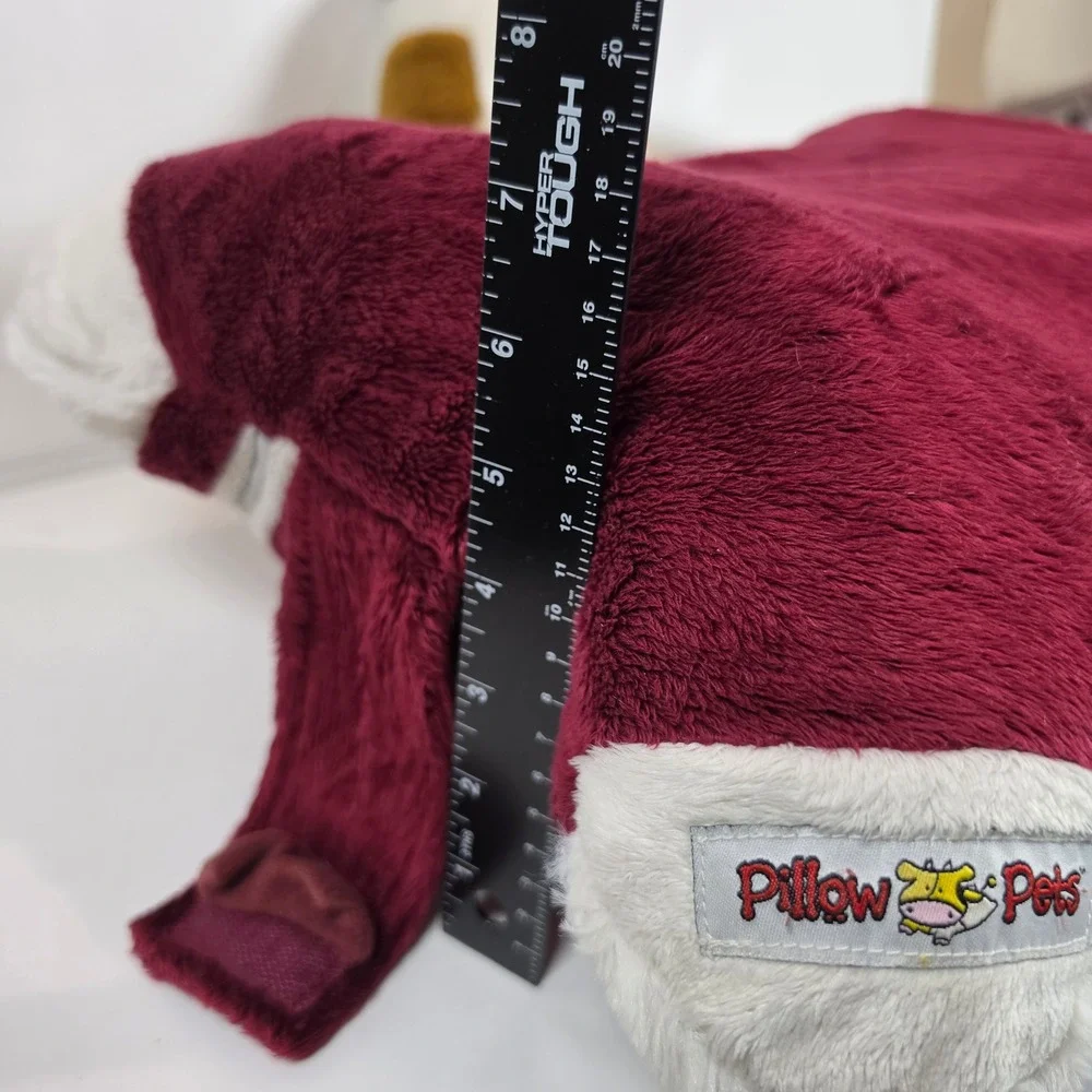 Texas A&M Reveille Pillow Pet Plush Mascot Maroon Logo College Football 12th Man - Picture 9 of 11